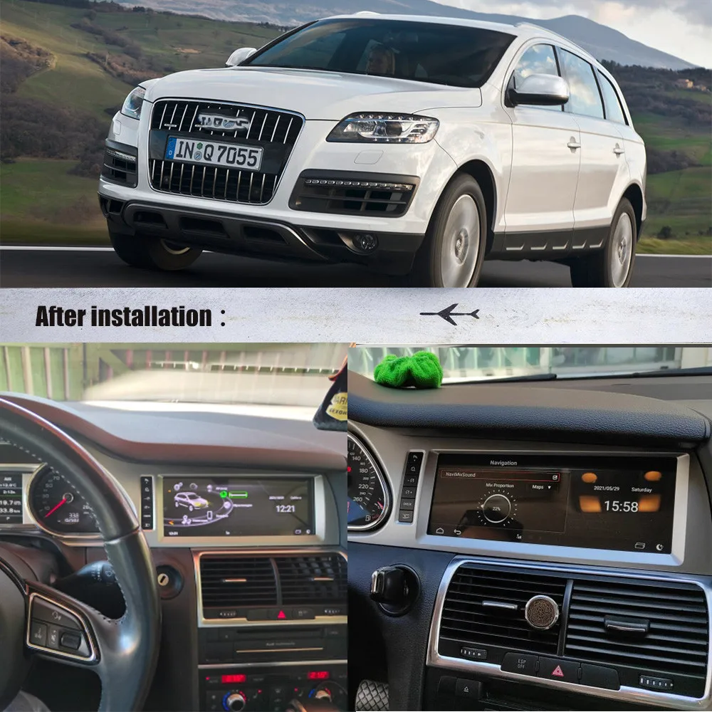 Магнитола на Android для Audi Q7 4L 2005-2015 автомобильная стереосистема Авторадио
