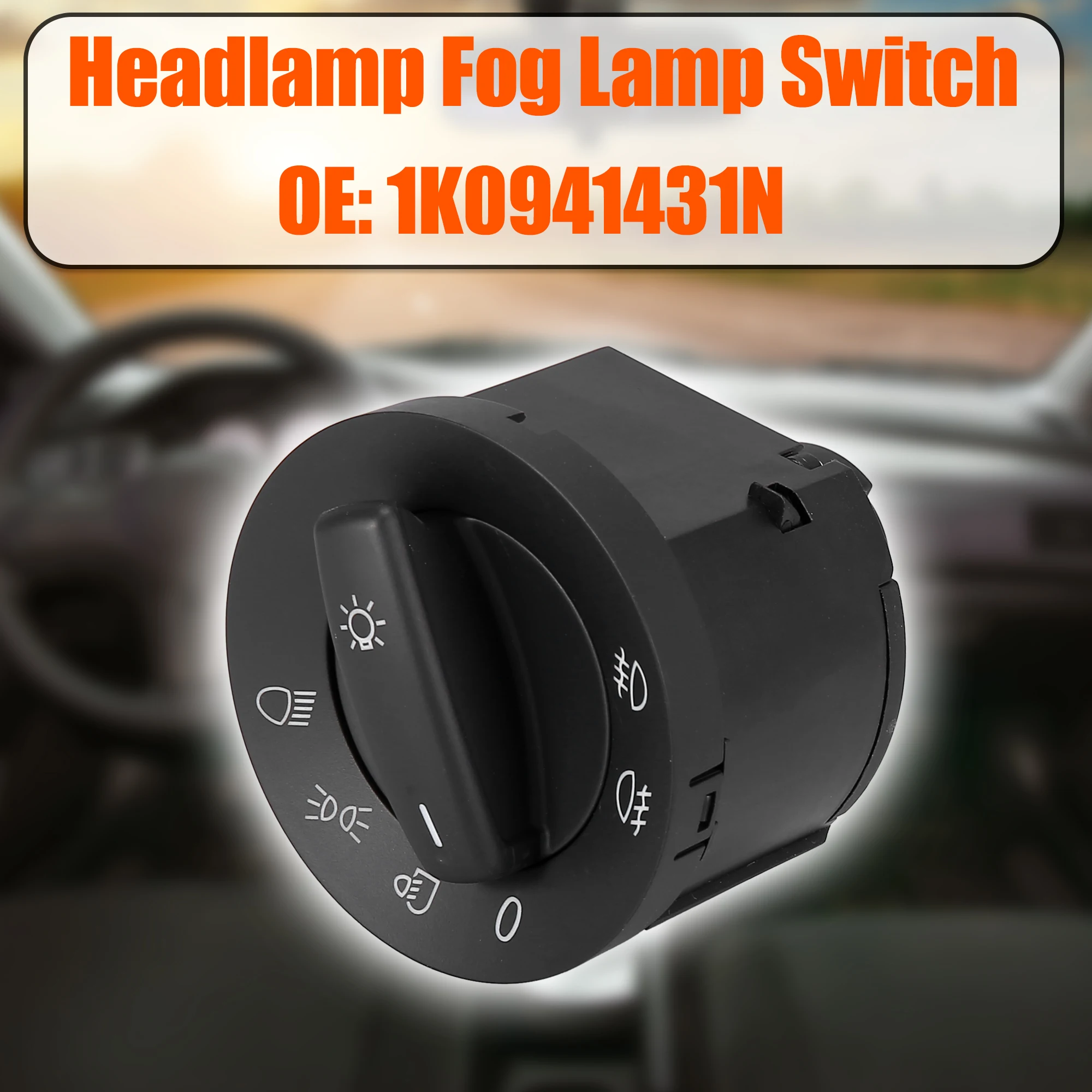 

Переключатель противотуманных фар Uxcell 1K0941431N для Volkswagen Jetta Passat Golf Tiguan Touran