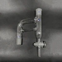 double pipe water separatorglass piston valve 2429double tube oil water decanter separator with glass stopper distillation