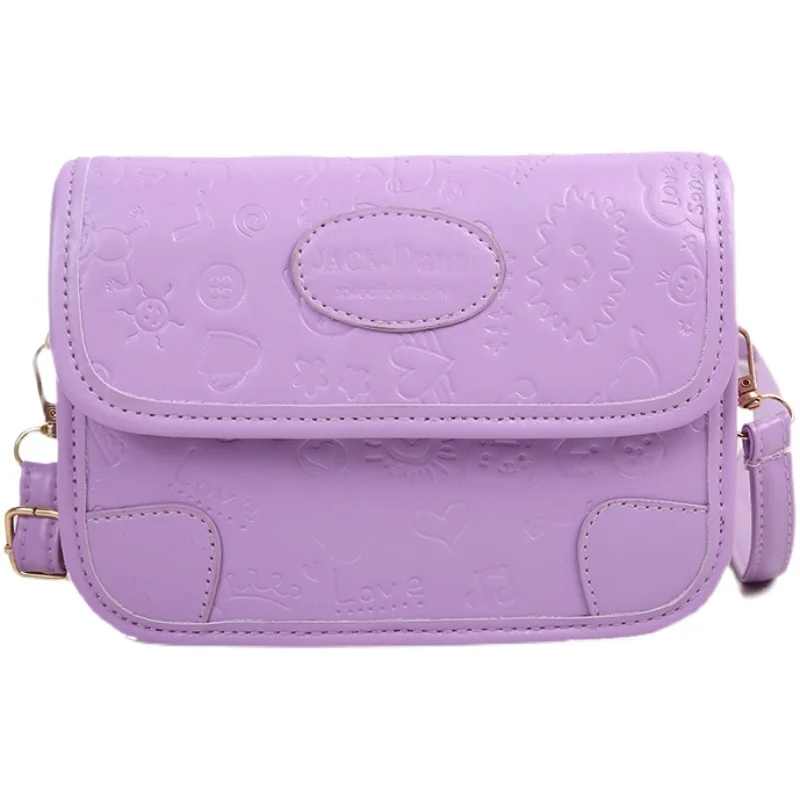 

Western Style Bag Female 2021 New Fashion Wild Ins Messenger High-quality Cartoon Printing Small Square Bag