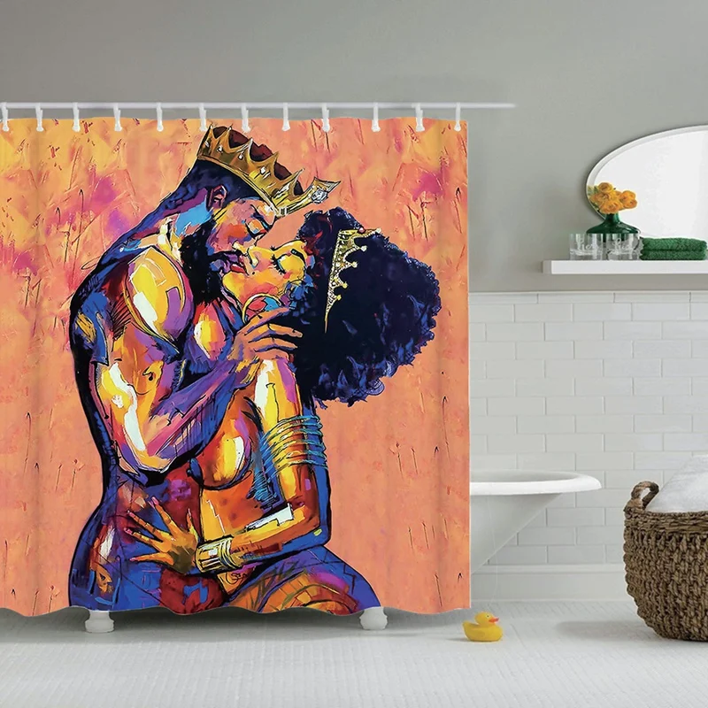 Декоративная занавеска для душа Dafield из полиэстера водоотталкивающая моющаяся