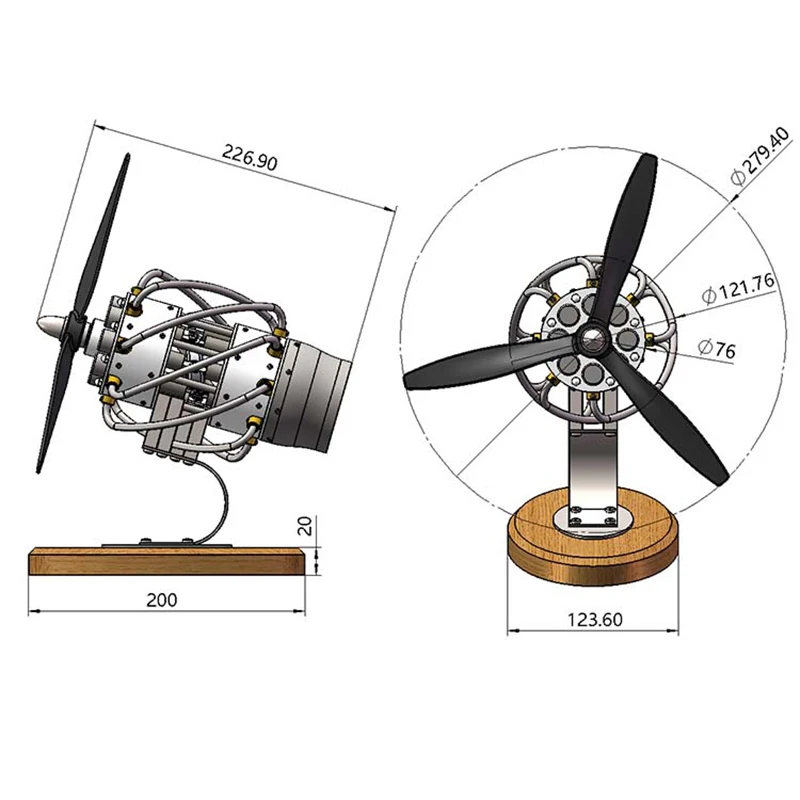 Рисунок 6 - 16-цилиндровая Модель двигателя