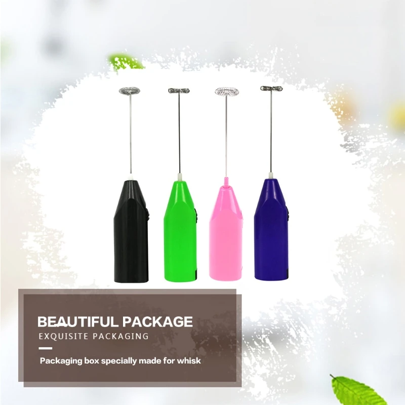 

Electric Milk Frother Kitchen Tools Drink Foamer Whisk Mixer Stirrer Coffee Cappuccino Creamer Kitchen Frothy Blend Egg Beater