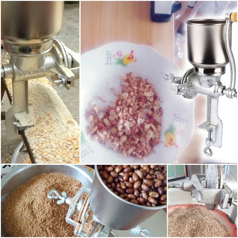 

Manual hand home large walnut peanut corn flour mill tinned iron mill grain grinder herbs grinding machine spice grinder