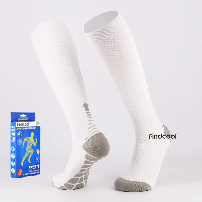 Findcool Vbiger эластичные Компрессионные носки спортивные беговые Спортивные для