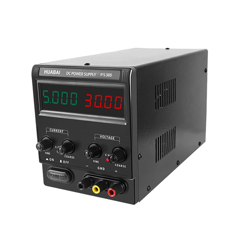 Voltage DC Regulated Power Supply Notebook Maintenance 30V 5A Adjustable Power Supply Four Digit Display Ps305