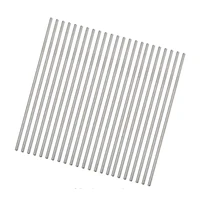 50 pcs 8 5 inch reusable stainless steel straight straws combinationstumblers beverage drinks cocktail straws
