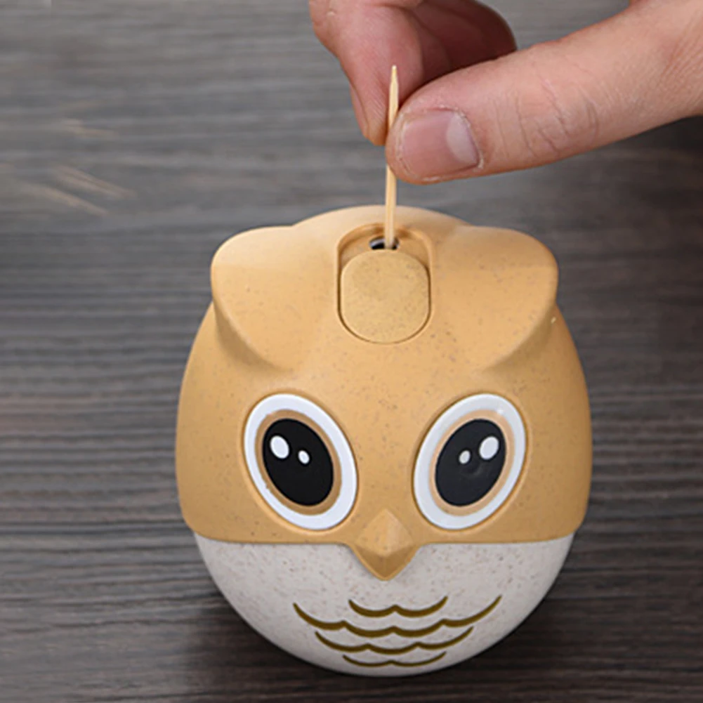 Мультяшная кухонная Подставка Для Зубочисток для дома легко чистить милый Контейнер хранения Сова Дизайн