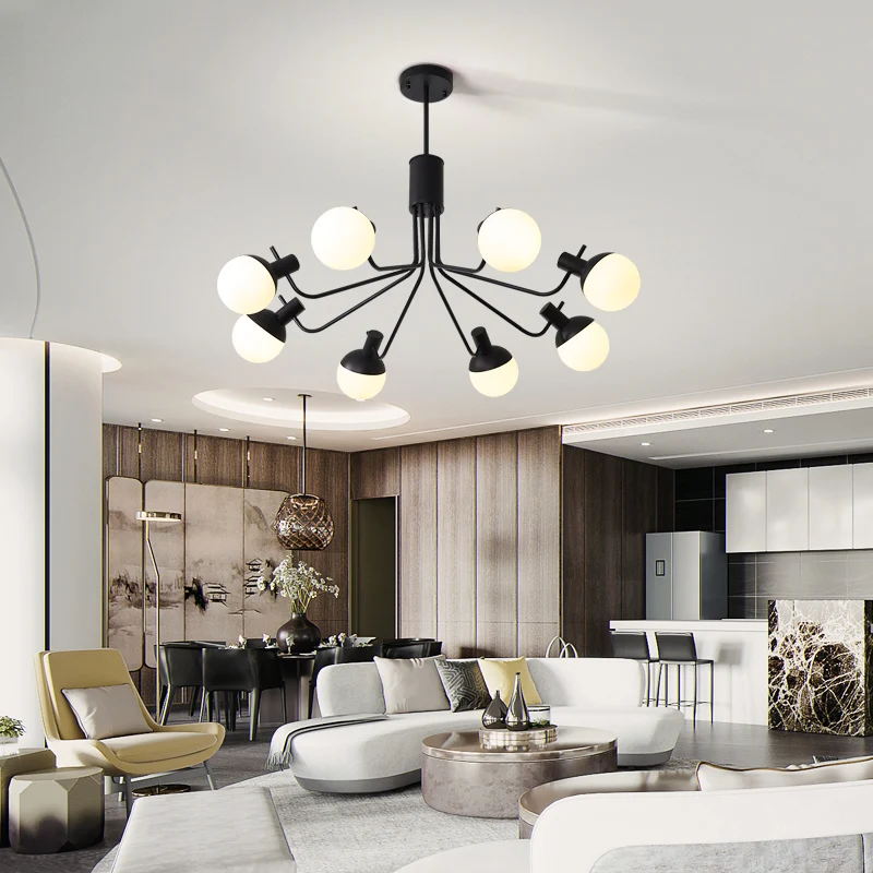 Современный скандинавский волшебный фотосветильник минималистичный стеклянный