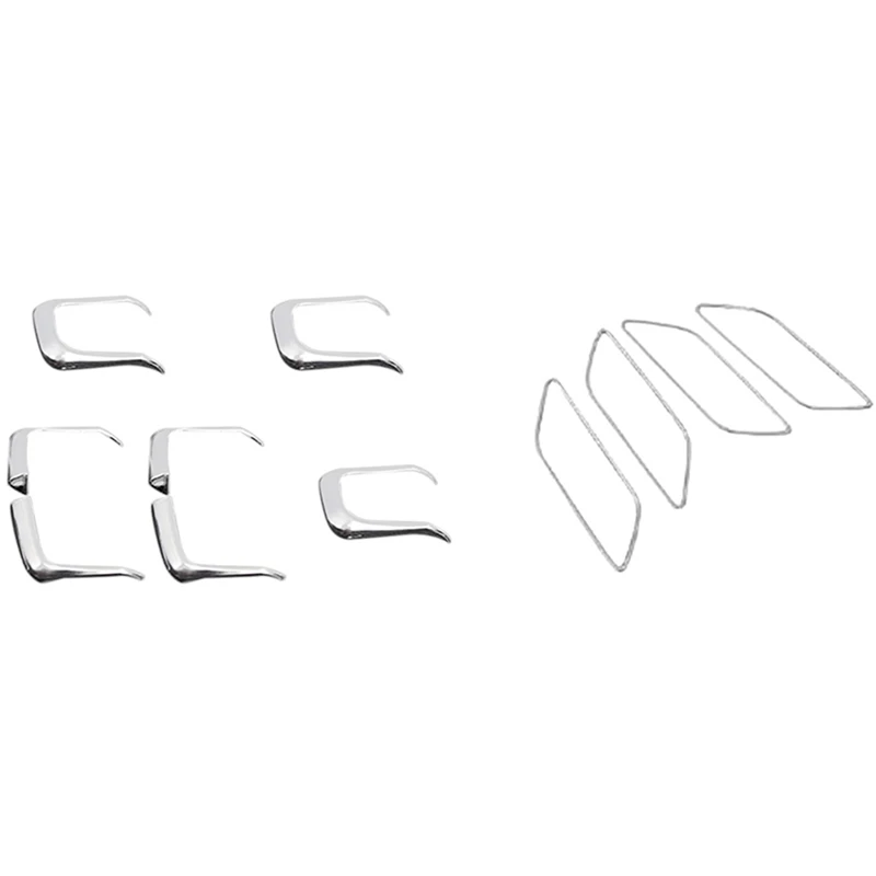 2 комплекта автомобильных аксессуаров: 1 набор кнопок для стеклоподъемника и