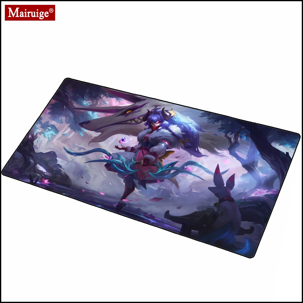 

League of Legends Gamer Anime Colorful LED Mousepad RGB Glow Large Gming Mouse Pad Persona Role Playing Desk Mats Keyboard Pad