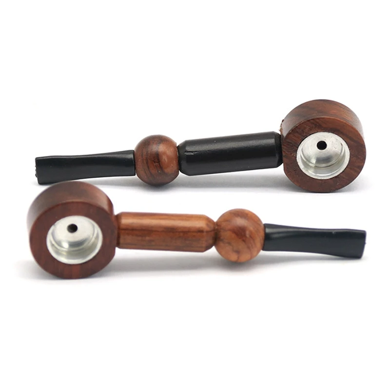 Необработанные деревянные Мини трубы вращающаяся портативная креативная