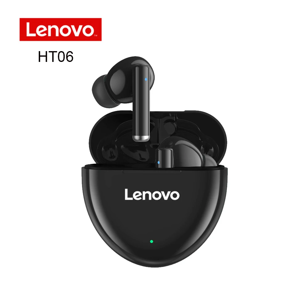 

Lenovo HT06 TWS Wireless Headphones Intelligent Noise Reduction HIFI Sound Quality Bluetooth Earphone Sports Music Headset
