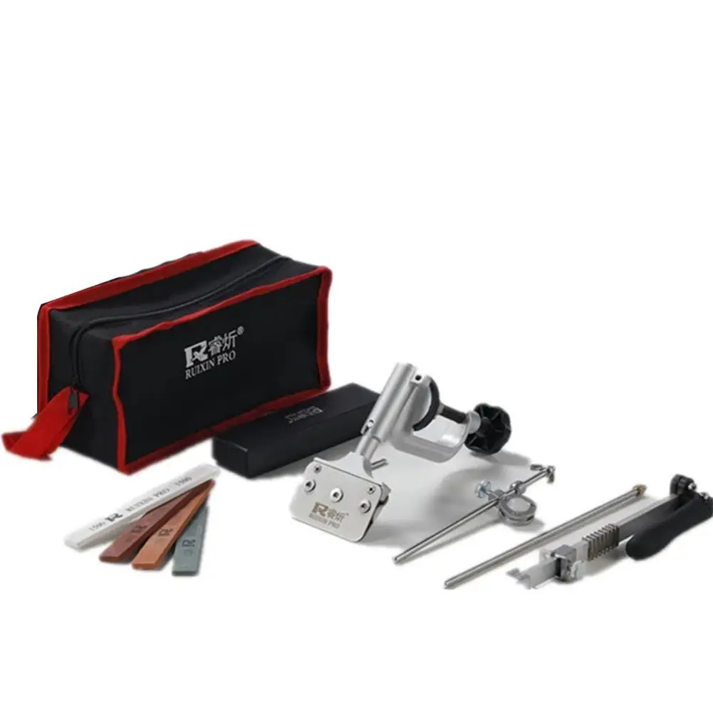 

Metal Fixed Angle Sharpener Household Kitchen Reversible Machine Knife Sharpener Degree With Grinding Tools 4pcs 360 Stones R9R5