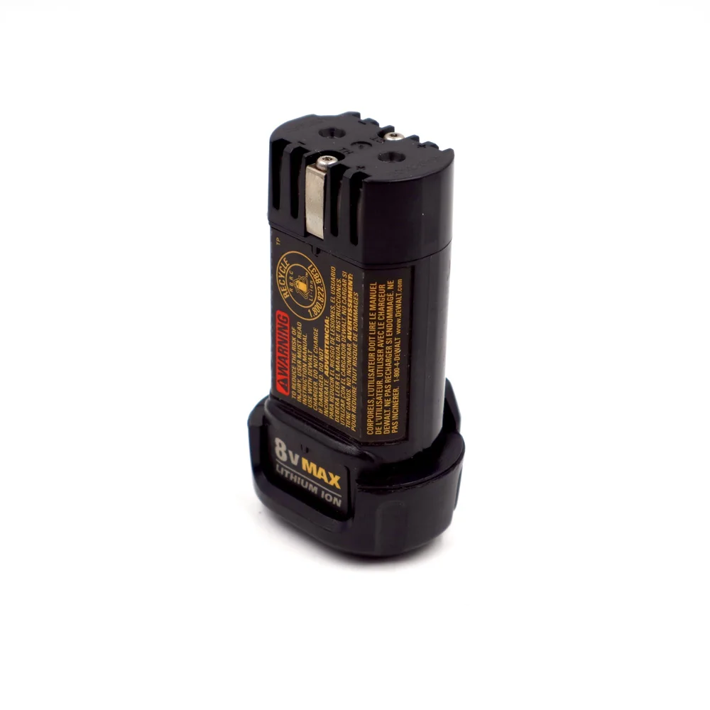 Закрытая акционерная Компания C & P DE 8V 1.0Ah Макс литий ионный Батарея DCB080 DCL023 DCF680