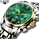 Relojes Hombre 2019 LIGE новые часы мужские роскошные Брендовые спортивные часы с хронографом водонепроницаемые кварцевые мужские часы из нержавеющей стали