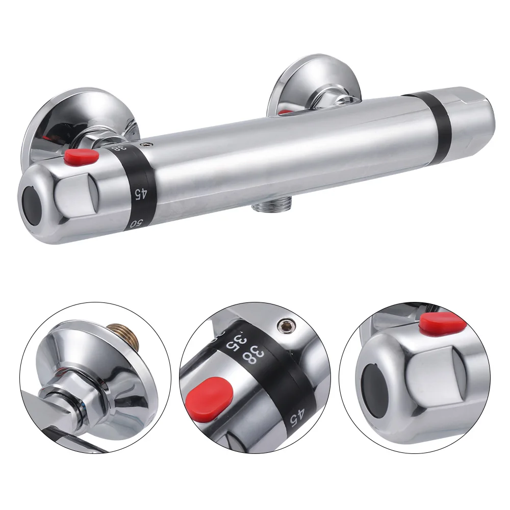 Термостатический смеситель для душа кран полностью медный термостатический