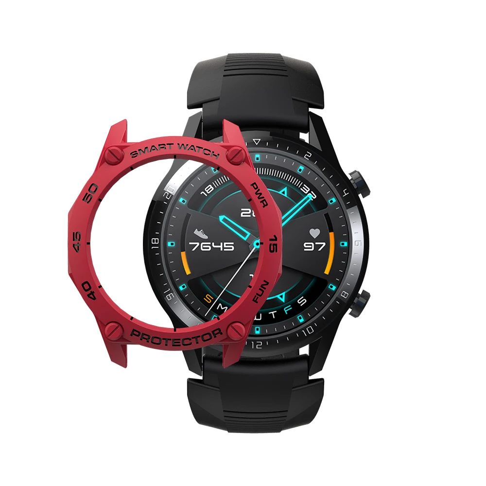 Мягкий чехол для часов SIKAI из ТПУ Huawei Watch GT2 46 мм защитный с полным покрытием смарт