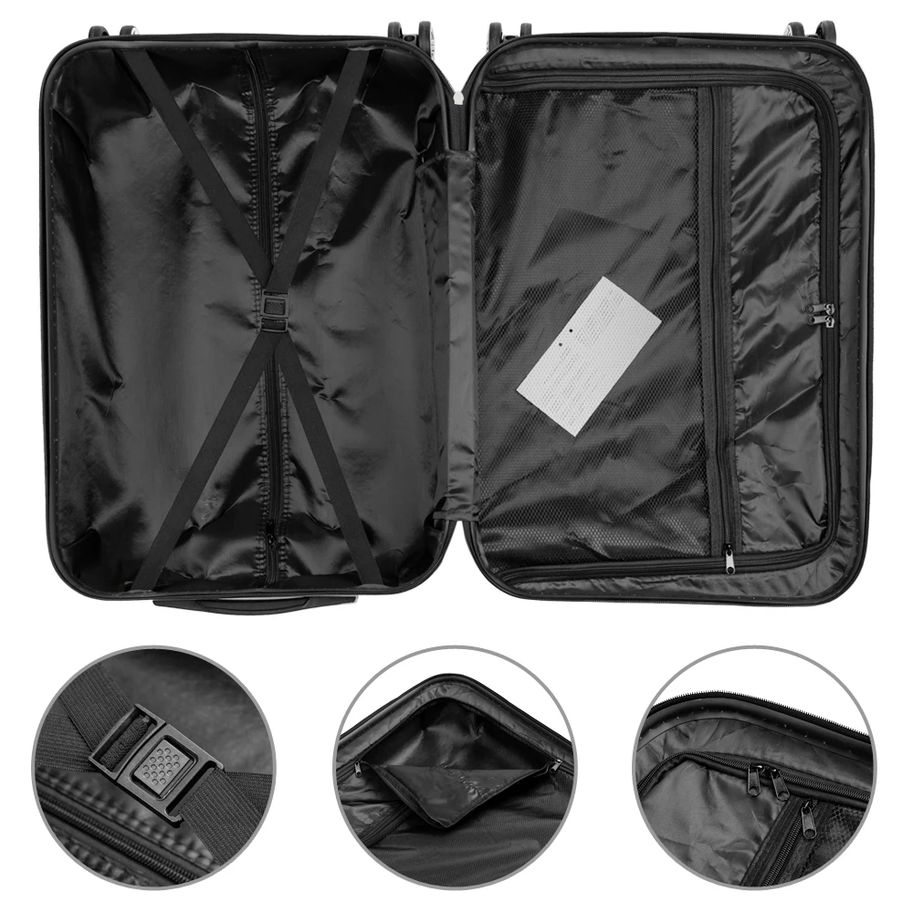 【Sinor】Yes, 3pcs only 99.99/set 3-in-1 Multifunctional Large Capacity Traveling Storage Suitcase Pink