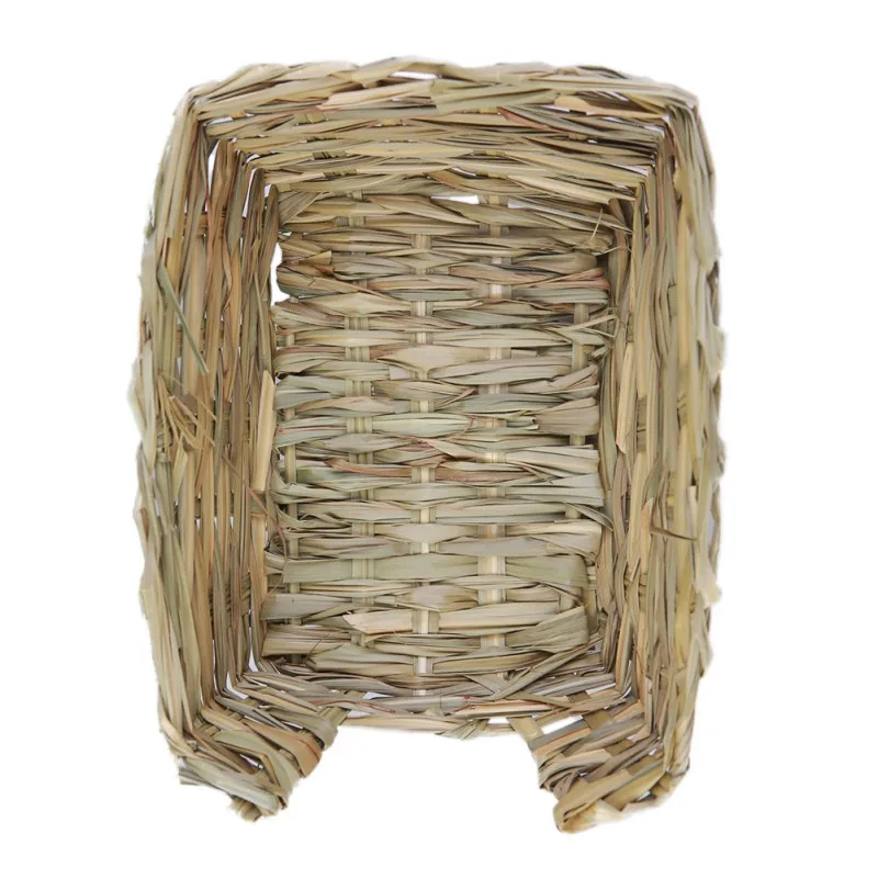 Домашняя трава тканая клетка для кролика морская свинка желтый питомец ручная