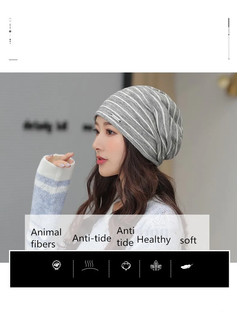 Мягкие и тонкие Skullies двухслойные мужские шапочки повседневные Bone весенние хлопковые шапки для женщин тюрбан шляпа Gorros