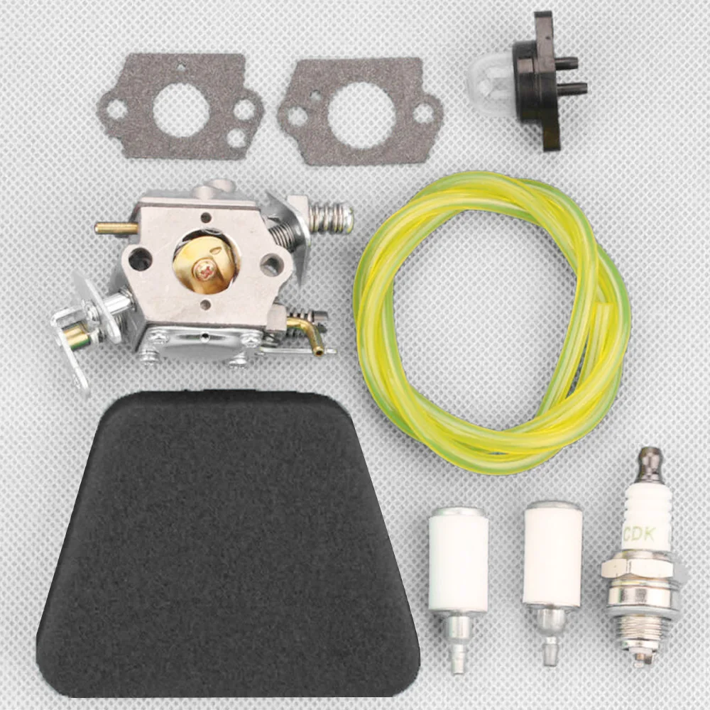 Carburetor Air Filter Kit For Partner 351 352 370 371/Poulan/McCulloch Mac Chainsaw Part Number 5300718–21/For Walbro 33–29