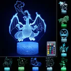 3D Иллюзия сенсорный светодиодный ночной Светильник для детей декор Сенсор прикроватные аниме настольная лампа USB Настройка светильник ing детская спальня