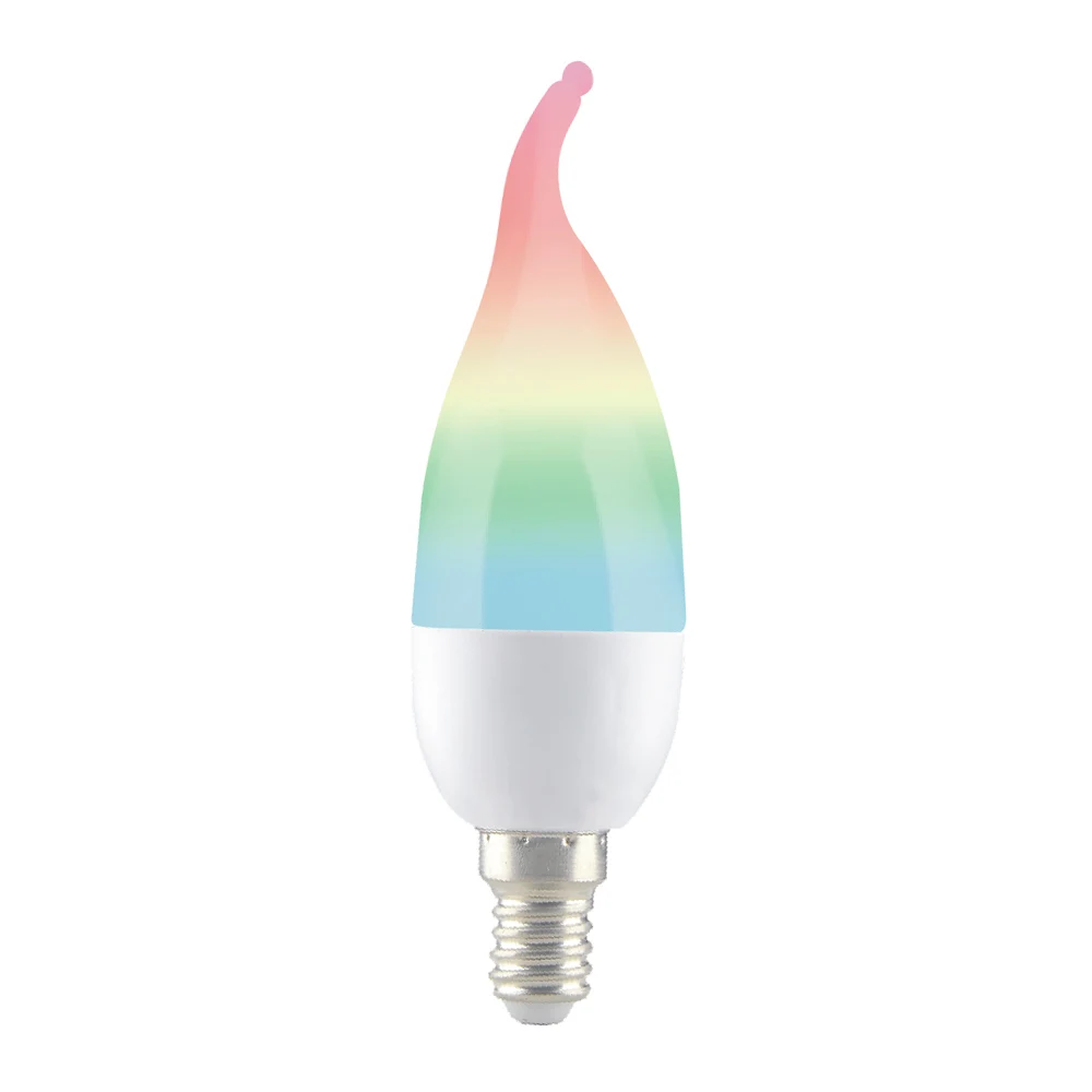 

LED Bulb WIFI Control Bedroom Durable LED Light Bulb LED Lamp RGBW 6W Smart Bar Decoration Wireless E27 for Google Home Party