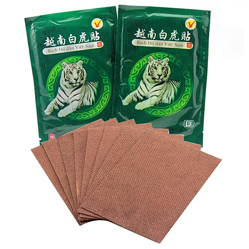 

40pcs/5pack Health Care Meridians Plaster Lumbar Pain Relief Back/Neck Muscular Pain relieving Vietnam White Tiger Balm Patch