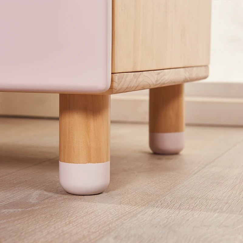 Шкафчики для сна из твердой древесины тумбочки хранения детей прикроватные