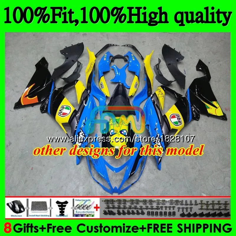 Injection For KAWASAKI ZX 6R ZX-636 636 ZX636 25BS.12 ZX-6R ZX6R 13 14 Flat black 15 16 17 2013 2014 2015 2016 2017 Fairing | Автомобили и