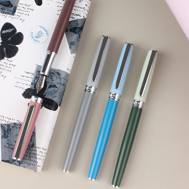 

Роскошная Высококачественная цветная рандомная ручка с чернилами для письма, Сумка с бесплатными чернилами для мальчиков и девочек