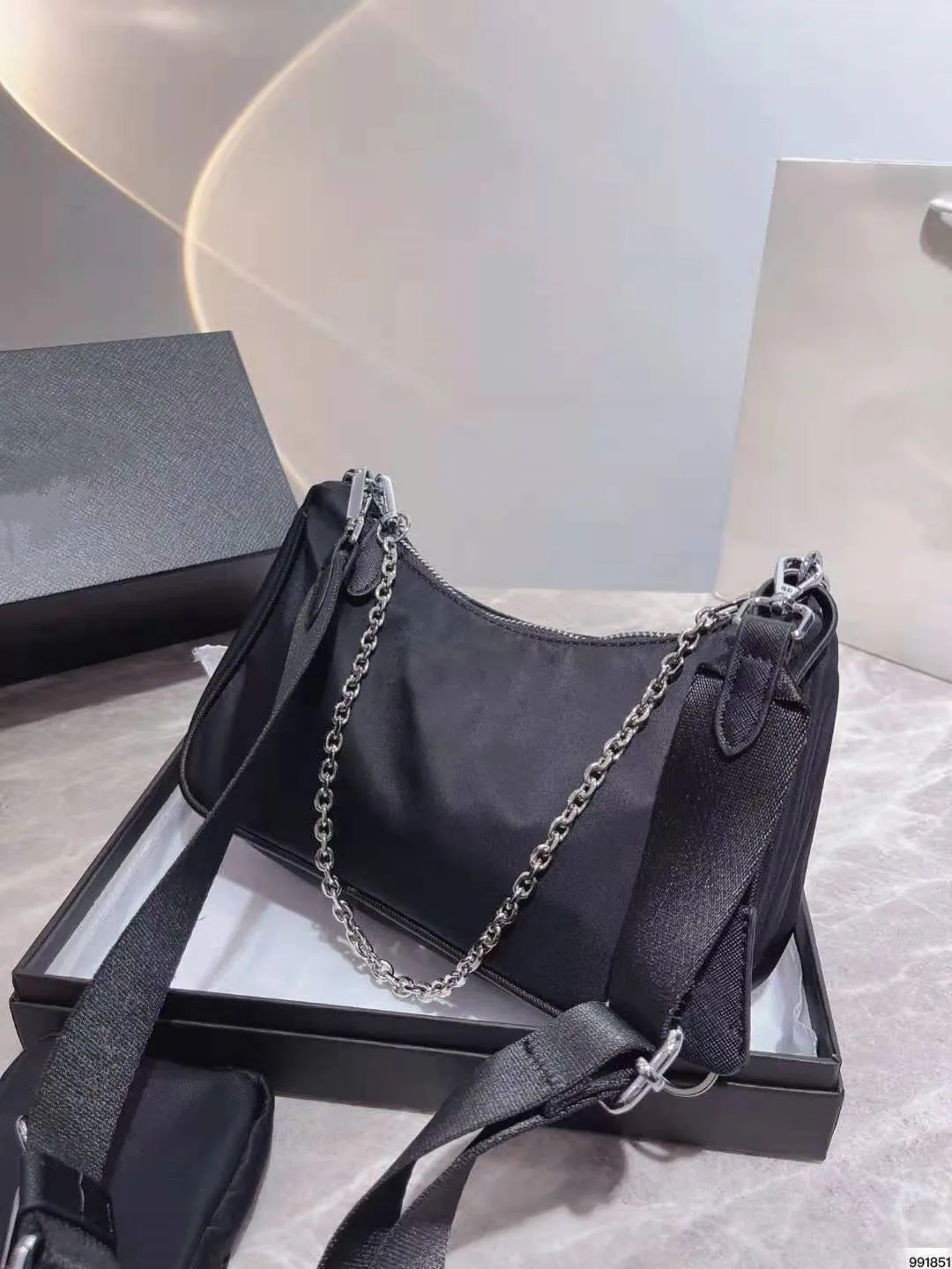 

Three-in-one nylon bag Luxury design female bag Messenger bag Shoulder bag women bag
