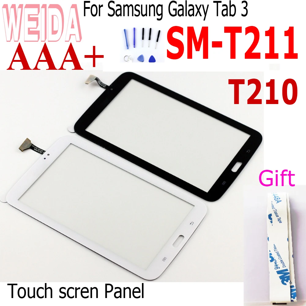 WEIDA/Тест T211 ЖК монитор 7 &quotдля Samsung Galaxy Tab 3 0 SM сенсорный экран замена сенсорной