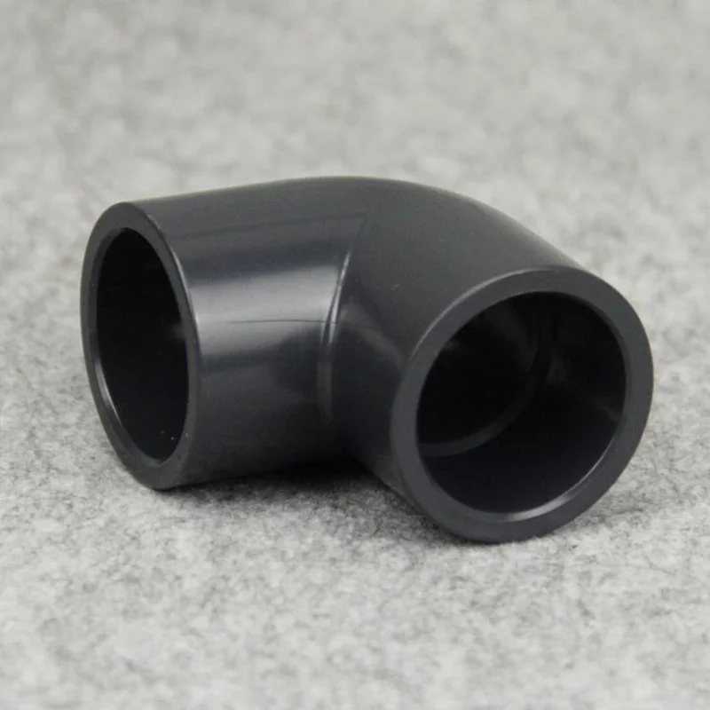 

20mm-75mm gray black PVC Connector UPVC Elbow Joints Aquarium Fish Tank DIY Tools Garden Irrigation Water Pipe Connectors 1pc