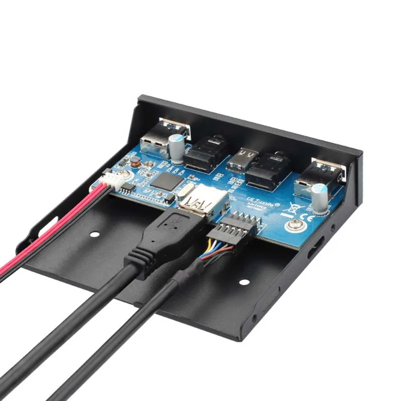 3 5-дюймовый USB 1 Type-C + 2 порта 0 аудио микрофон флоппи-накопитель передняя панель