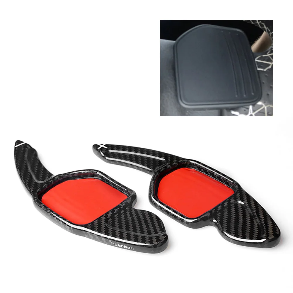 Автомобильный рычаг переключения рулевого колеса из углеродного волокна для Audi