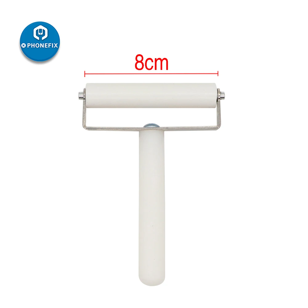 8/10CM Metal Handle Silicone Roller Mobile Phone Screen Protector Film Pasting LCD OCA Tools | Инструменты