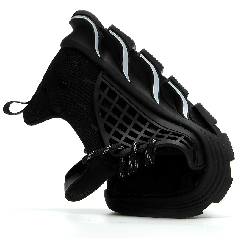 MWSC 2020 Newest Men Safety Work Shoes Anti-smashing Steel Toe Cap Boots Indestrcuctible Construction Sneakers | Обувь