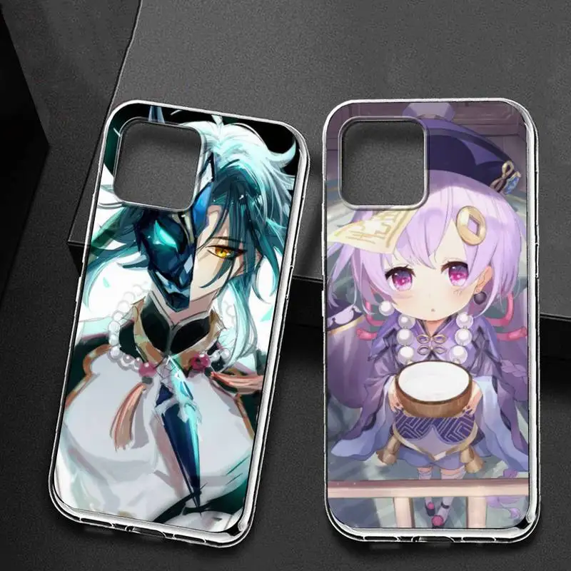 

Genshin impact Phone Case for iPhone 11 12 13 pro XS MAX 12 13 Mini 8 7 6 6S Plus X SE 2020 XR phone covers