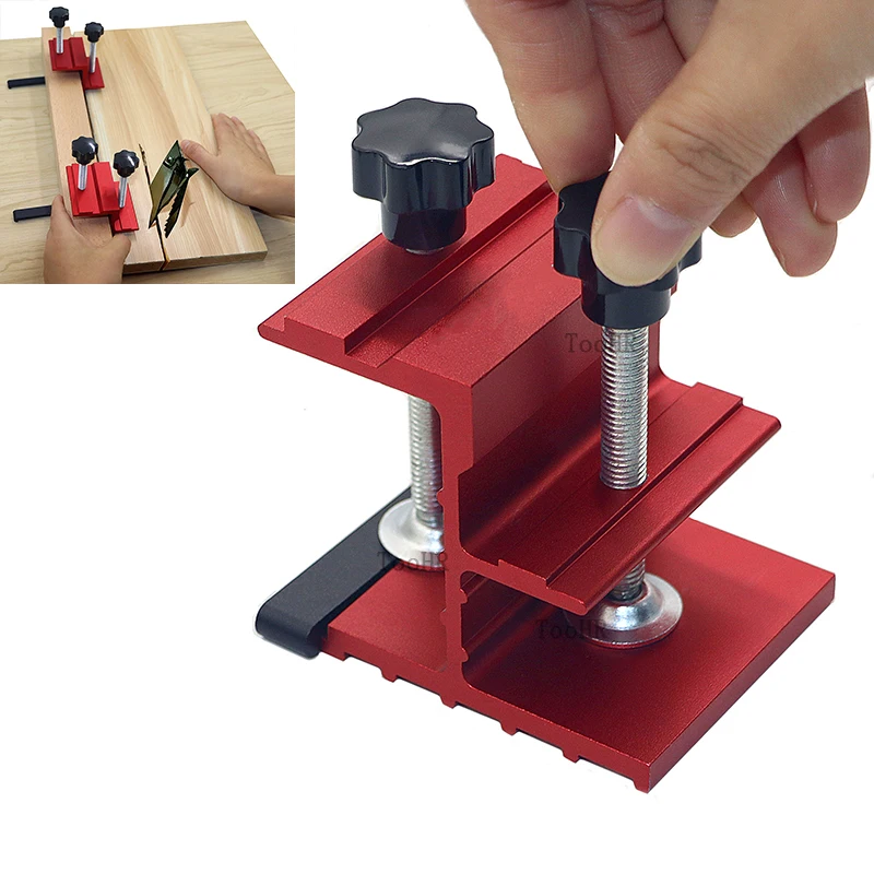 

Woodworking Splicing Board Fixed Clip Cutting Parallel Clamp Aluminum Woodworking Desktop Quick Clamp Woodworking Workbench