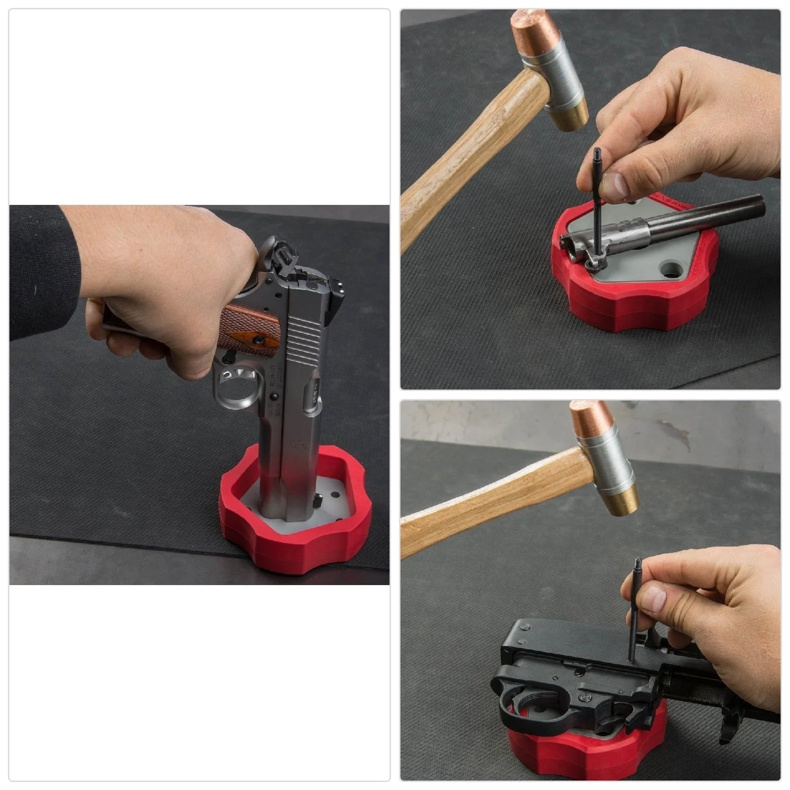 EWOLF Универсальный оружейной блок верстака пистолет 1911 Non Slip нецарапающий glock 19 ar 15