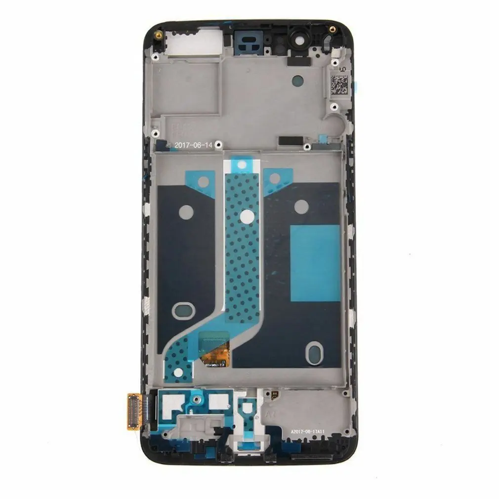 lcd touch screen digitizer assembly with frame assembly with tape for oneplus5 mobile phone replacement parts 15 free global shipping