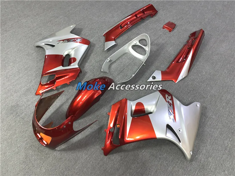 

Motorcycle Fairings Kit Fit Bodywork Set High Quality ABS NEW For Zzr250 1996-2007 Silver
