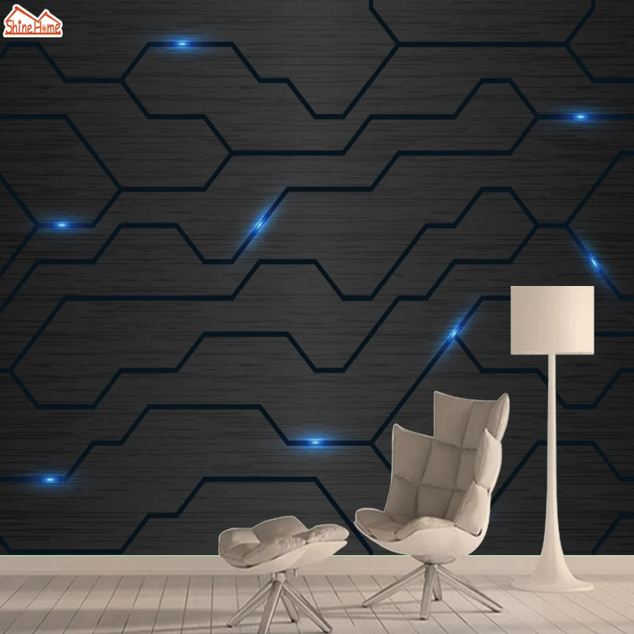 

3d Wallpapers for Mural Rolls Walls Living Room Wallpaper Wall Paper Papers Home Decor Abstract Black Line Bedroom Background