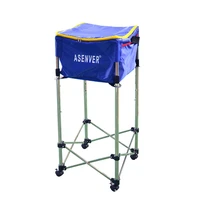 tennis training device receiving cart box basket set 160pcs softball baseball moving multi ball storage basin retriever