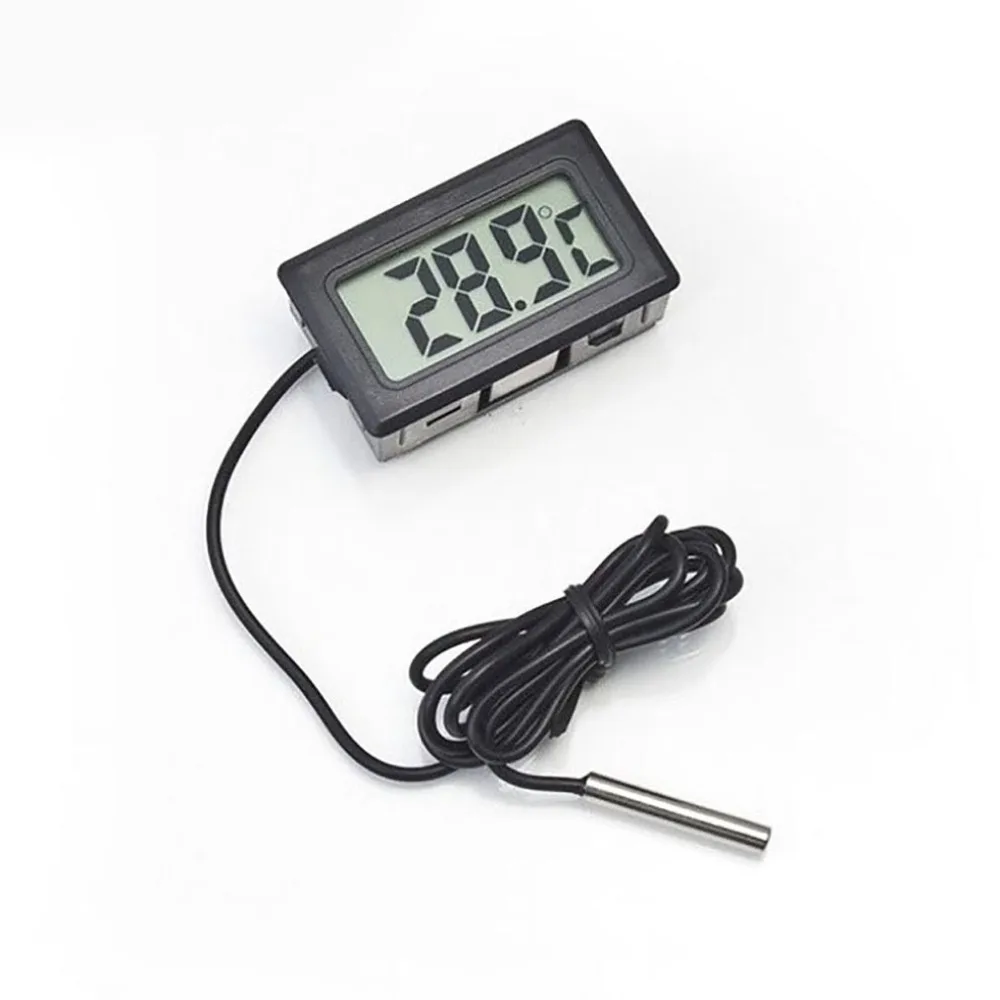 

Waterproof LCD Digital Thermometer Aquarium Electronic Precision Fish Tank Temperature Measuring Tool with Probe Aquarium tools