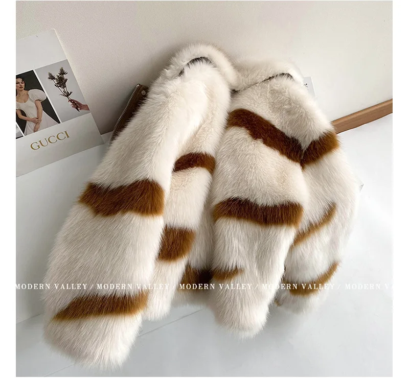 2021 new fashion women's clothing Fur &amp Faux Full Double-faced coats and jackets women | Женская одежда