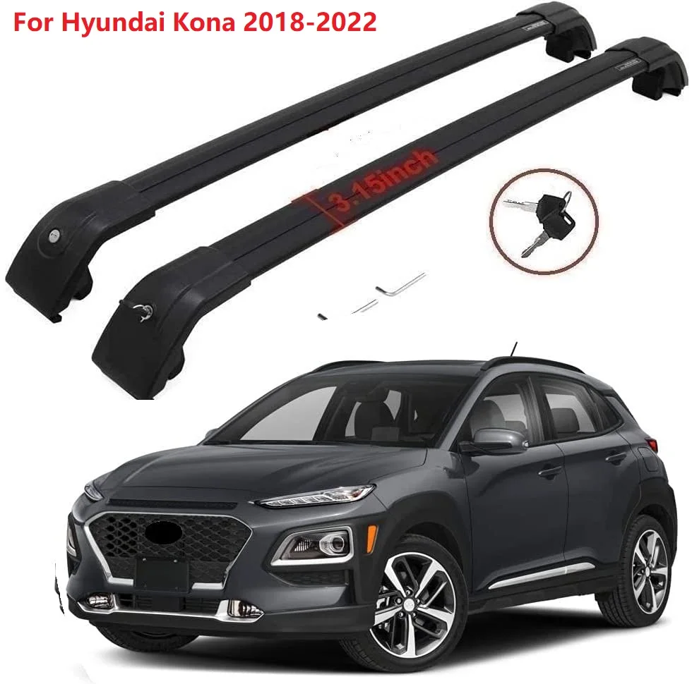 Багажник на крышу для Hyundai Kona / EV 2018- 2021 2022 | Автомобили и мотоциклы