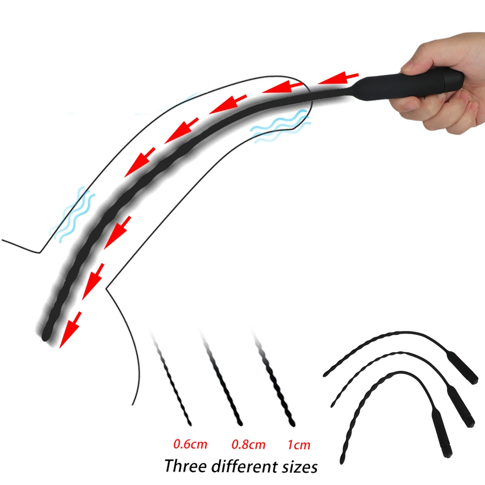 Уретральный вибратор для мужчин, стимуляция пениса, секс-игрушка, 10 частоты, вибрирующее устройство, розетка 35 см, уретрный расширитель, продукт для взрослых